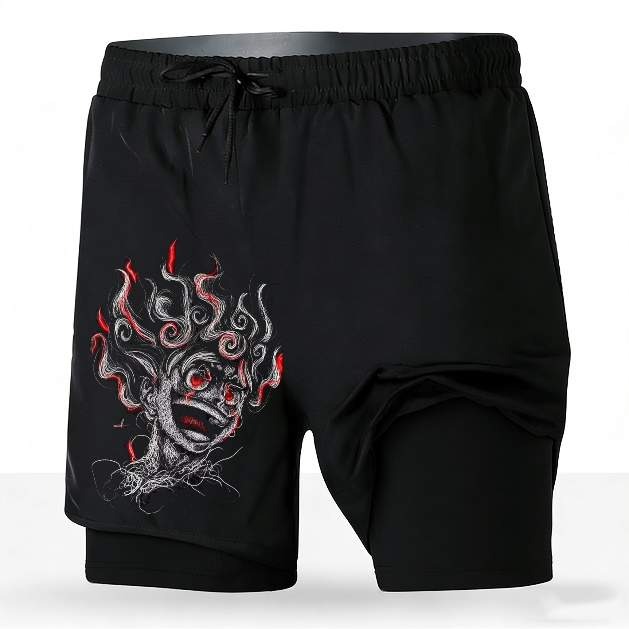 Running Gear In Japan - Men's One Piece Anime 2-in-1 Running