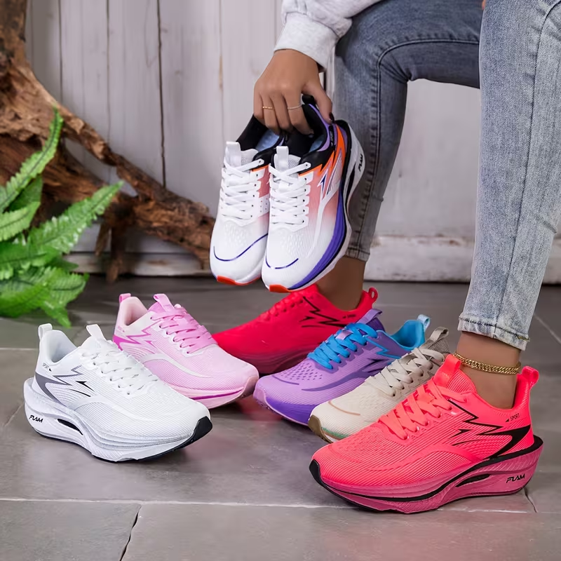 Running Gear Shoes - 2026 Women's Sneakers Breathable Knitted Mesh
