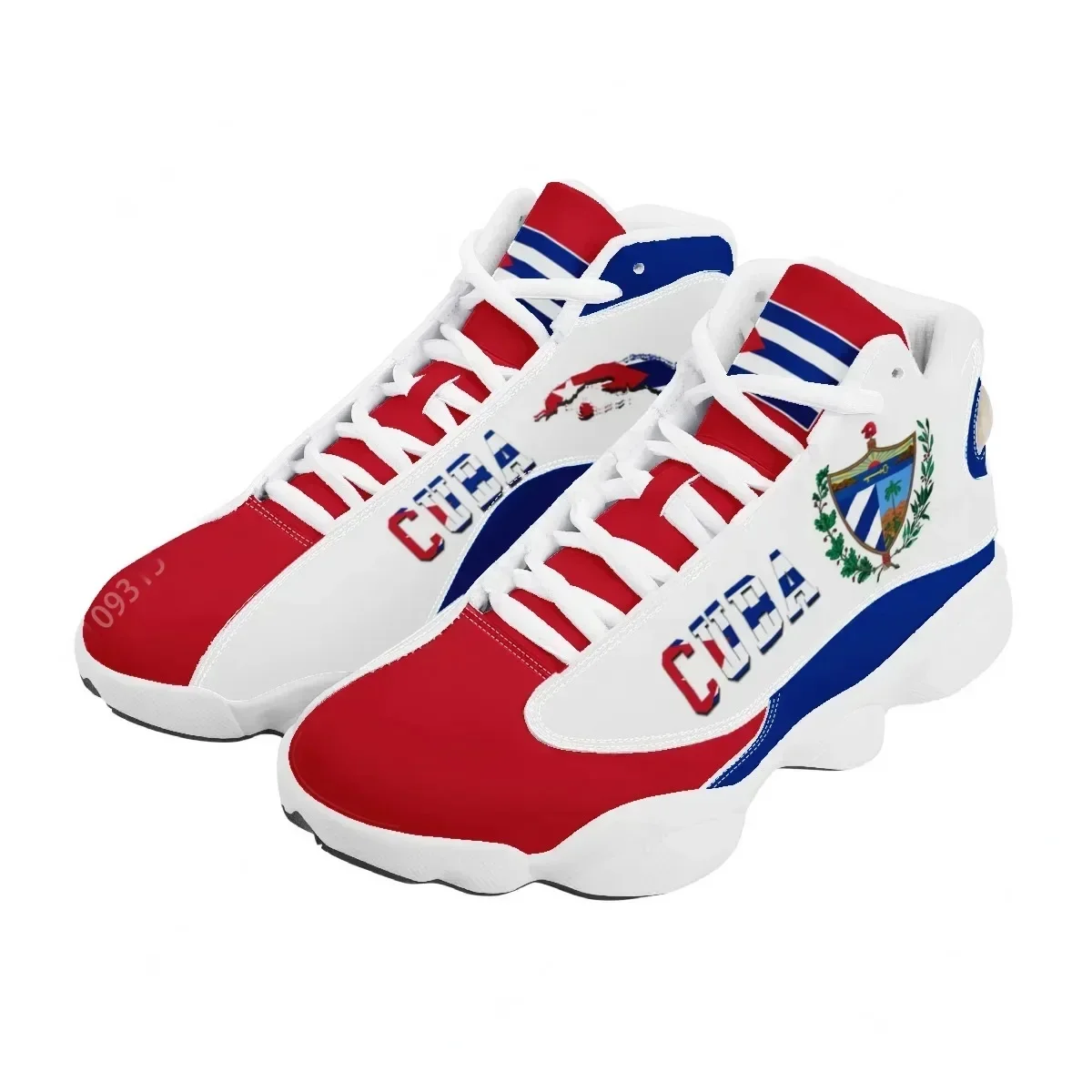 Running Gear Shoes - CUBA Flag Print Cool Men Basketball