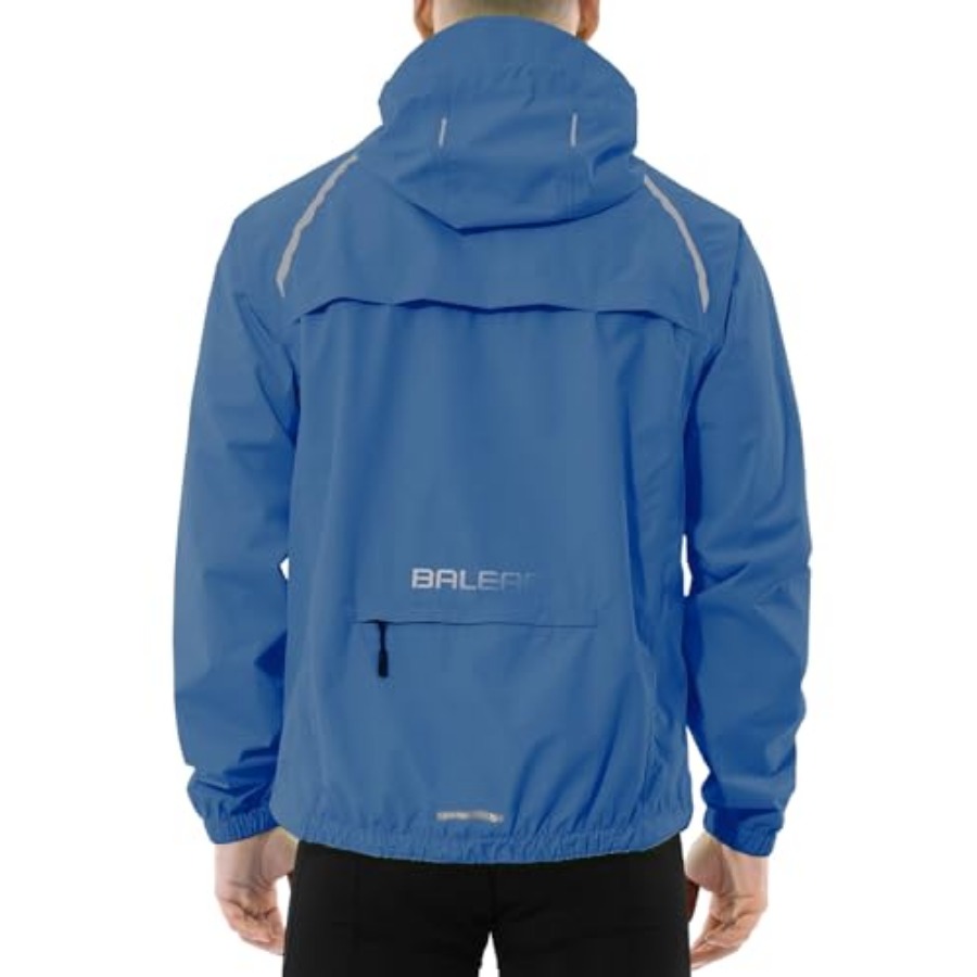 Running Gear Reflective - Men's Rain Jacket Waterproof Windbreaker Raincoat