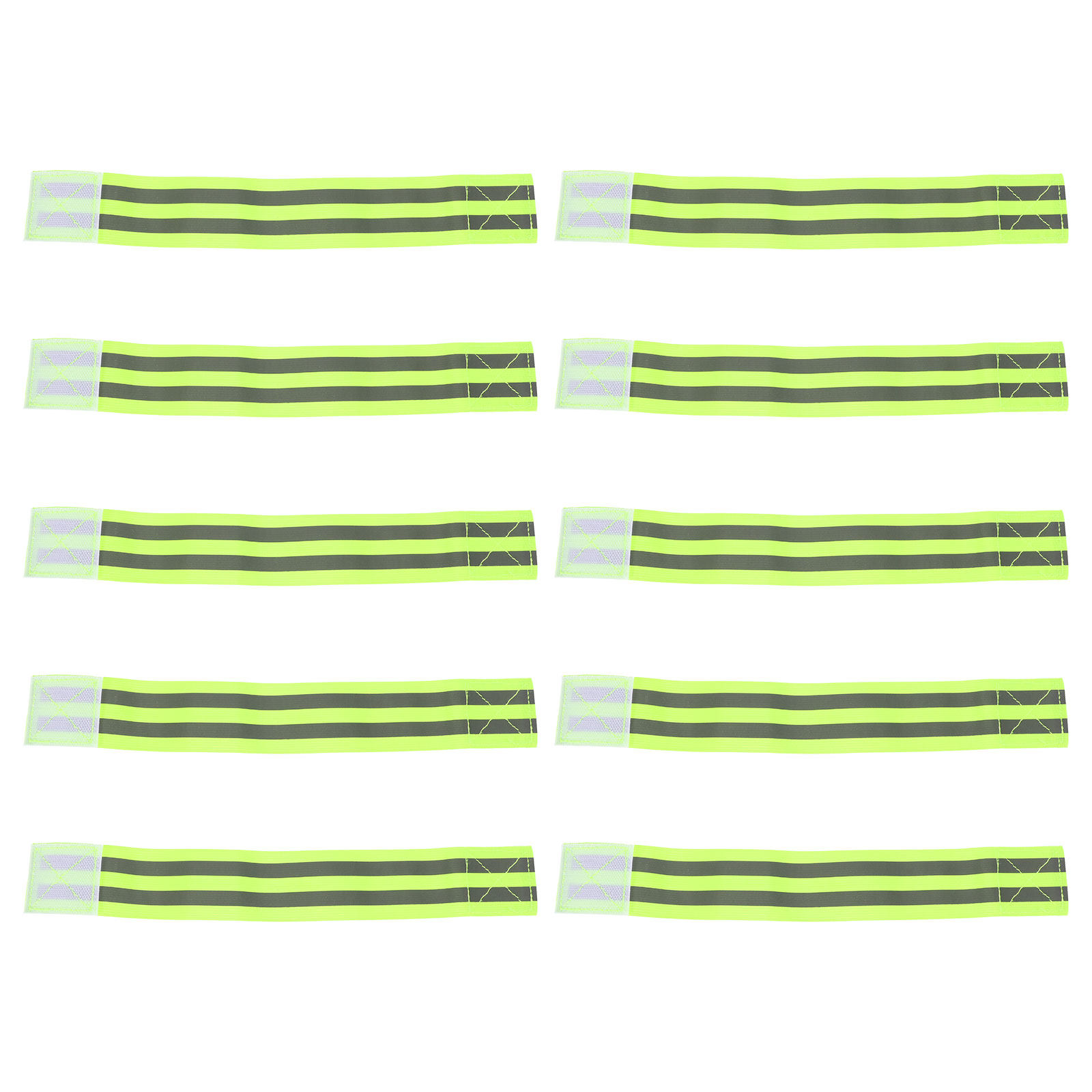10Pcs Reflective Armbands Wide - Running Gear Reflective incelemesi ve fiyatı