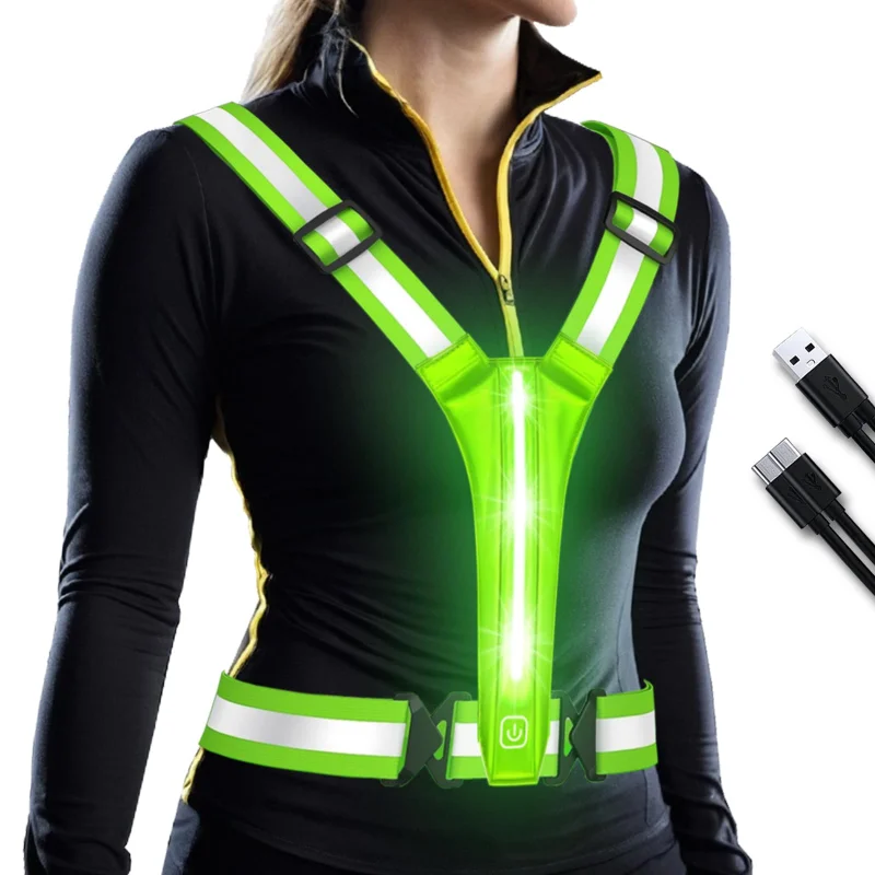LED Reflective Vest Running Ge - Running Gear Reflective incelemesi ve fiyatı