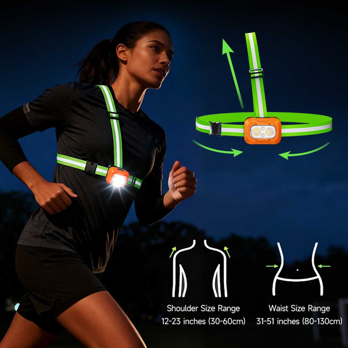 Running Light USB Rechargeable - Running Gear Reflective incelemesi ve fiyatı