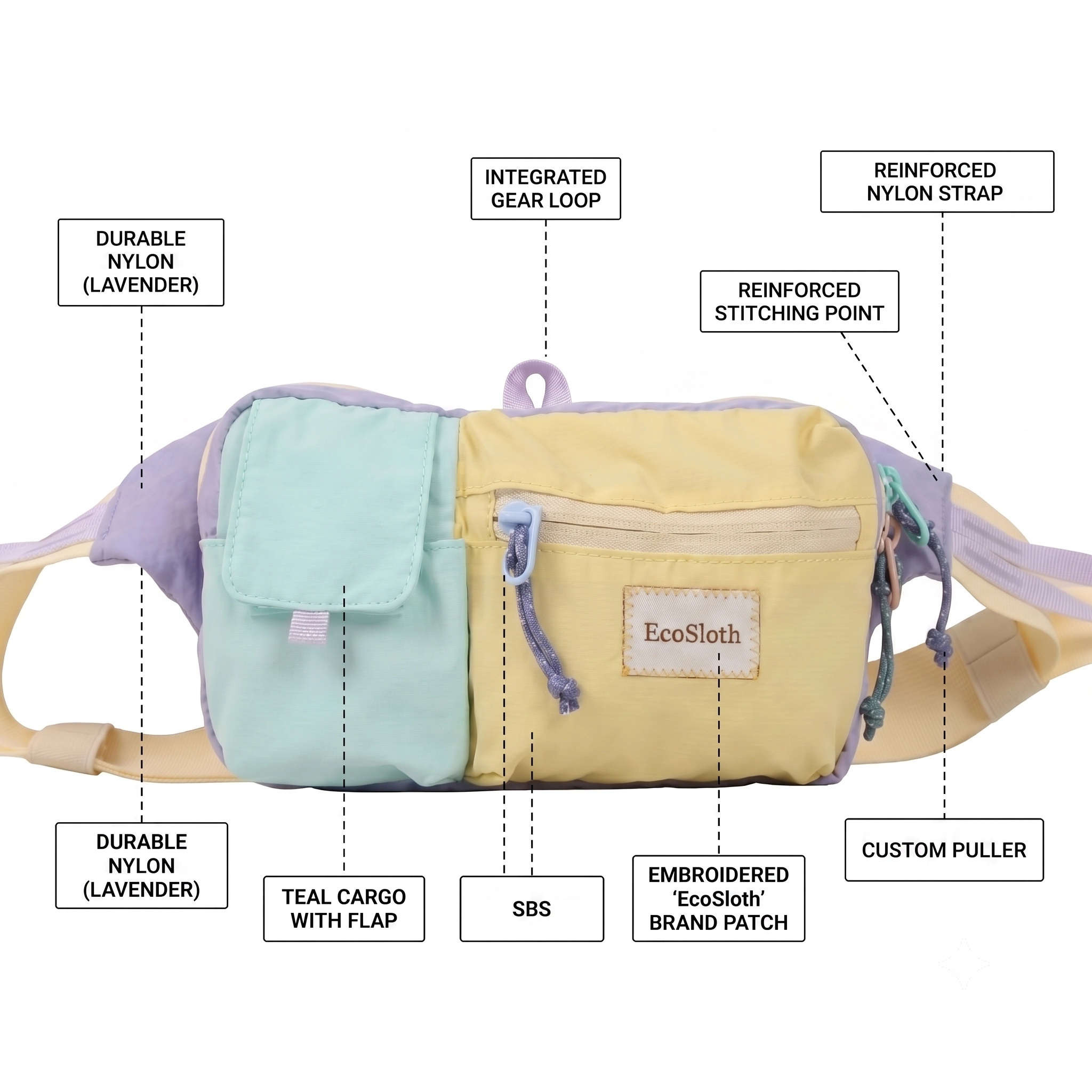 EcoSloth Fanny Packs for Women - Running Belt Waist incelemesi ve fiyatı