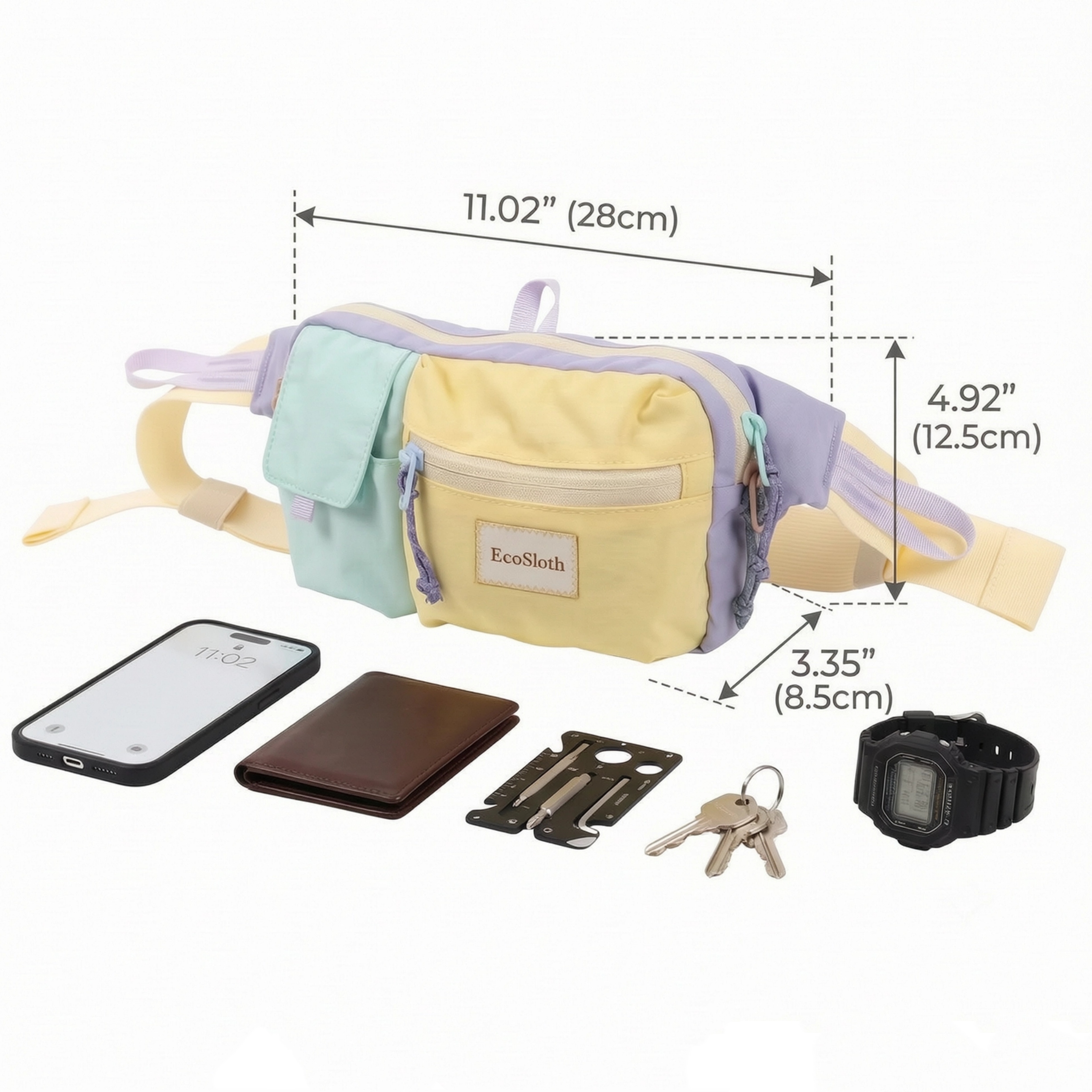 EcoSloth Fanny Packs for Women - Running Belt Waist incelemesi ve fiyatı