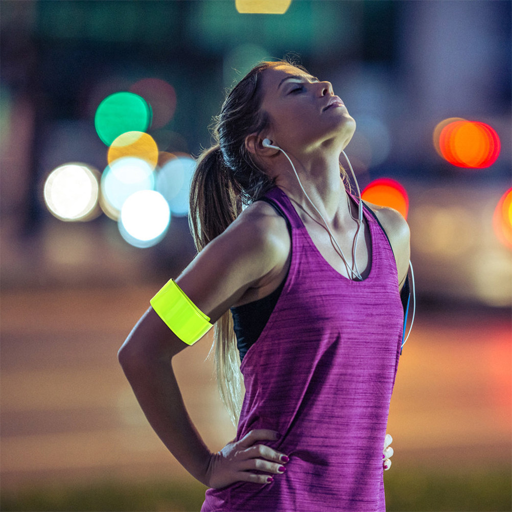 12Pcs Reflective Slap Bracelet - Running Gear Reflective incelemesi ve fiyatı