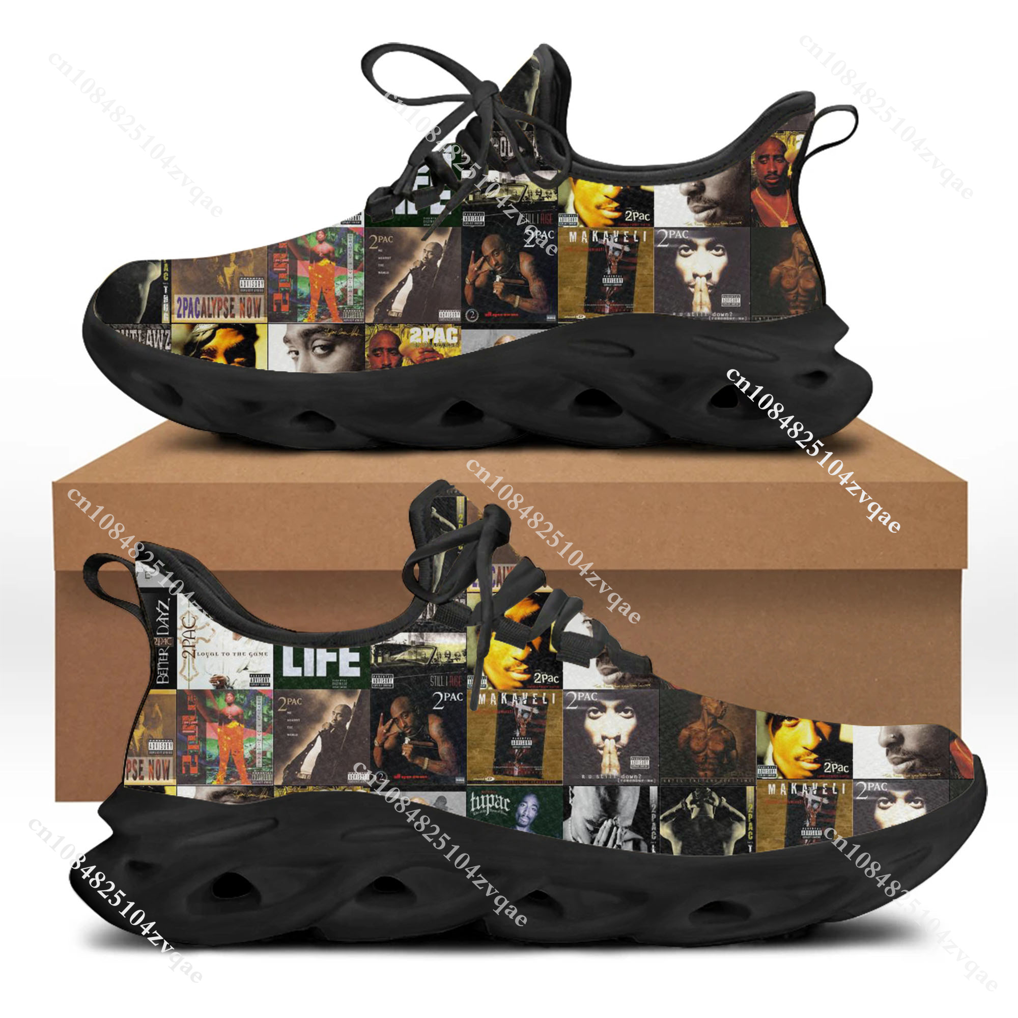 Tupac Rapper 2Pac Flats Sneake - Running Gear Shoes incelemesi ve fiyatı
