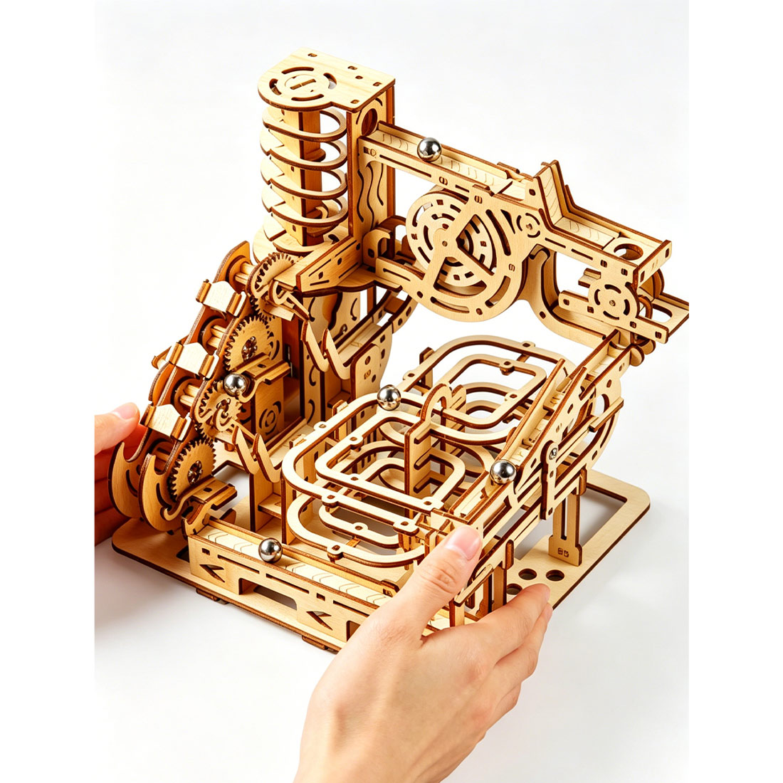 3D Wooden Puzzle Mechanical Ma - Running Gear Gifts incelemesi ve fiyatı