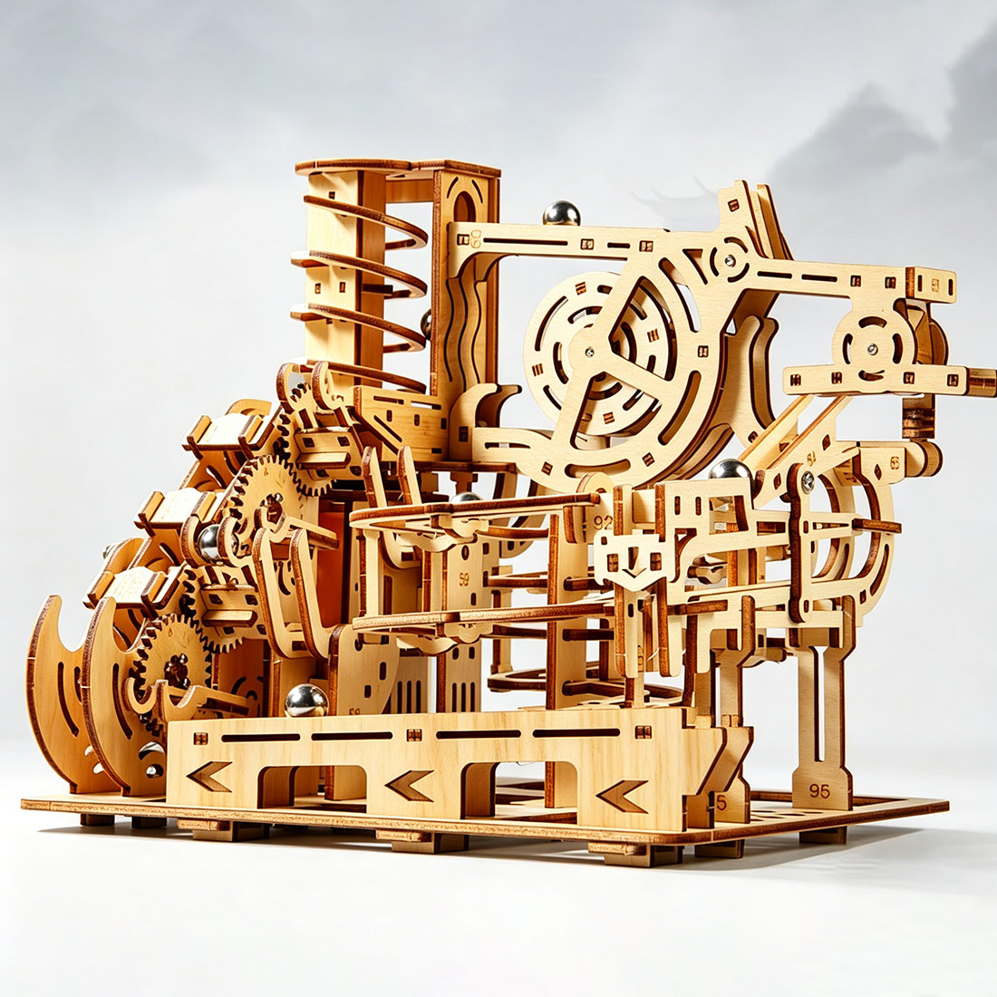 3D Wooden Puzzle Mechanical Ma - Running Gear Gifts incelemesi ve fiyatı