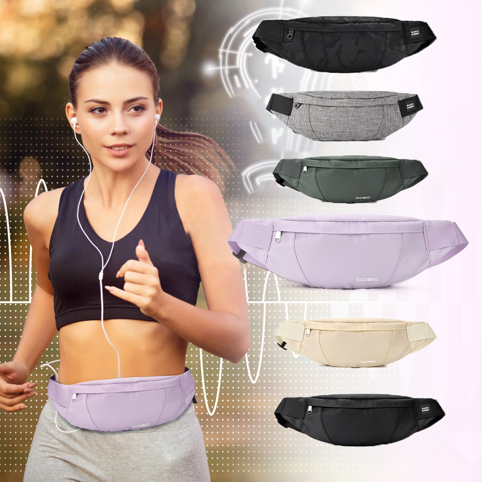 Fashion Running Waist Bag Wate - Running Belt Waist incelemesi ve fiyatı