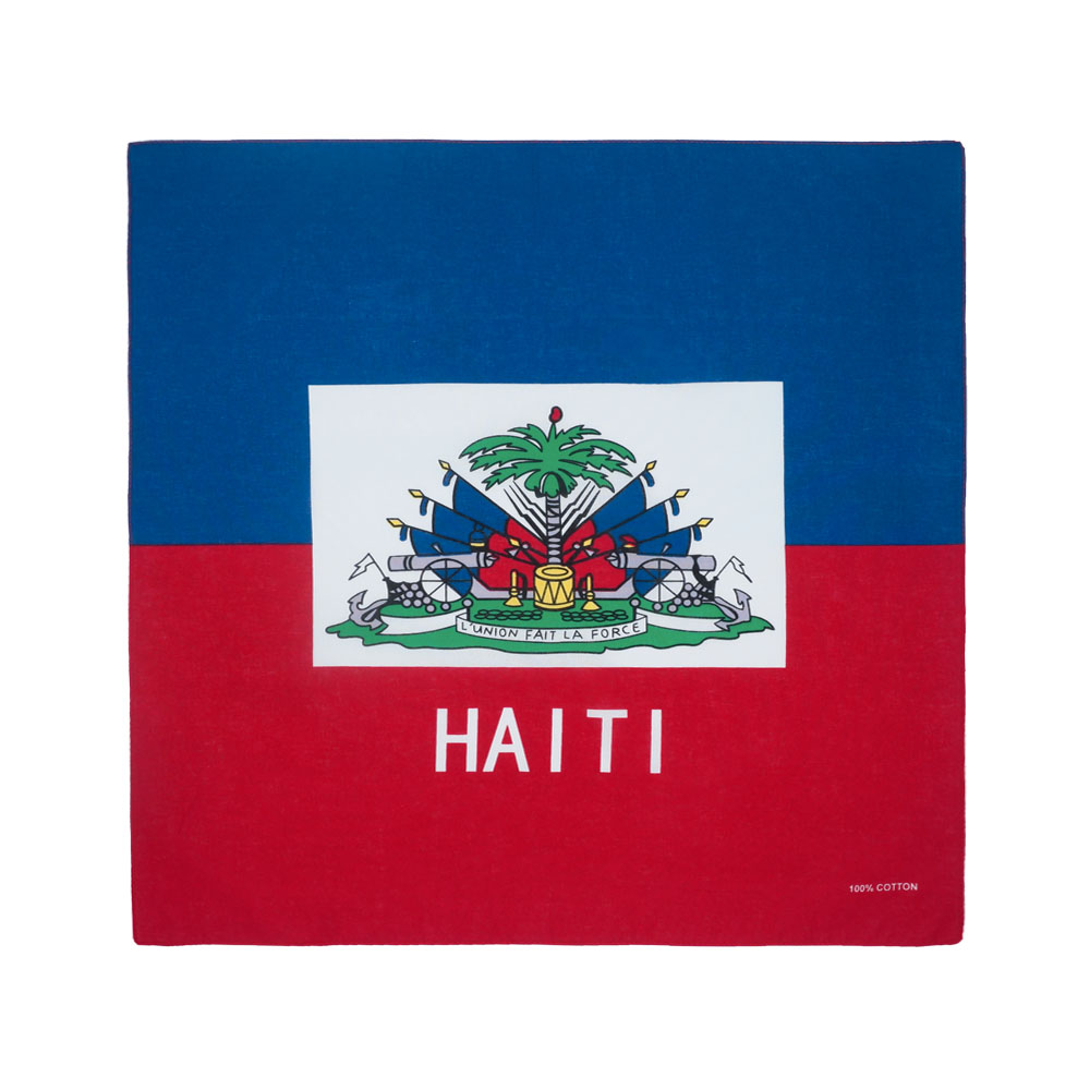 Haiti Flag Bandana 100% Cotton - Running Gear Gifts incelemesi ve fiyatı