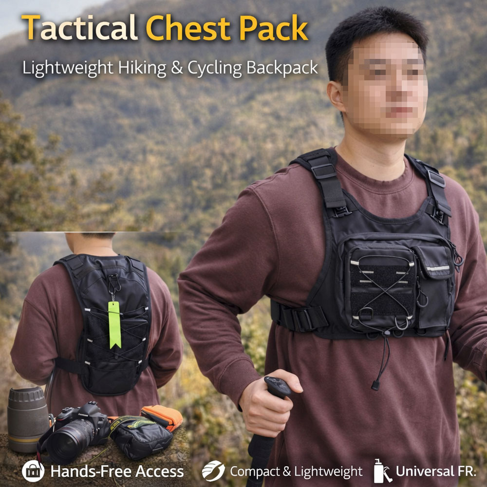 Tactical Vest Chest Bag with 2 - Running Gear Reflective incelemesi ve fiyatı