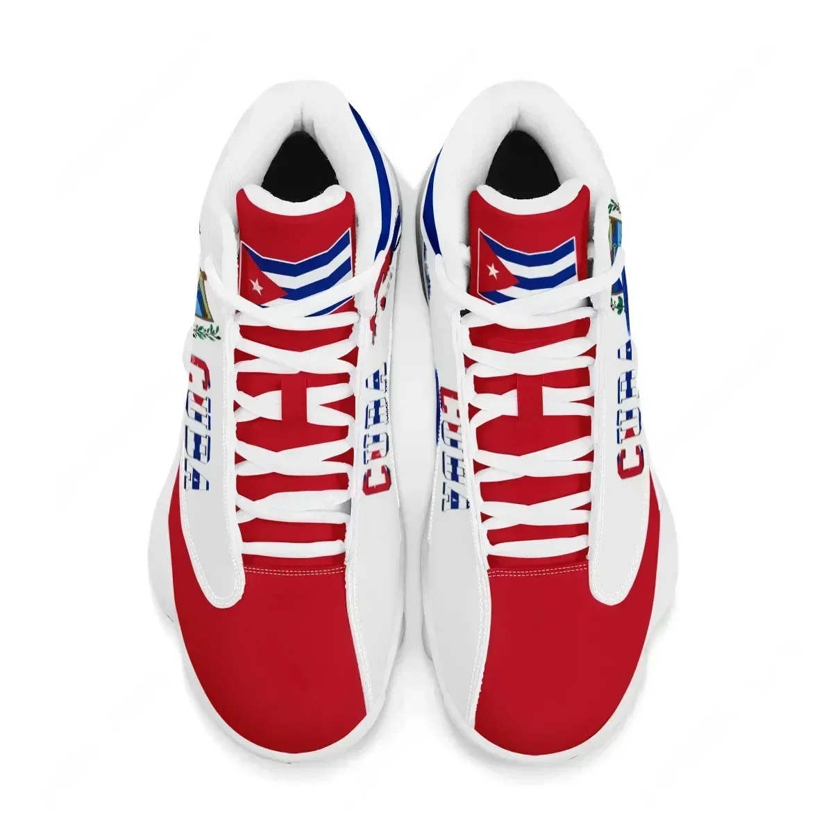CUBA Flag Print Cool Men Baske - Running Gear Shoes incelemesi ve fiyatı