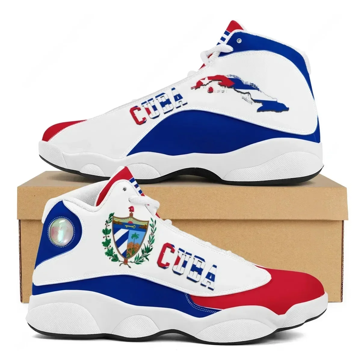 CUBA Flag Print Cool Men Baske - Running Gear Shoes incelemesi ve fiyatı