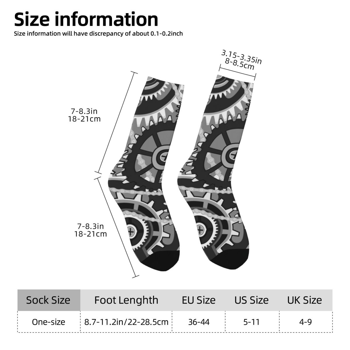 Gears Vintage Wheels Stockings - Running Gear Gifts incelemesi ve fiyatı