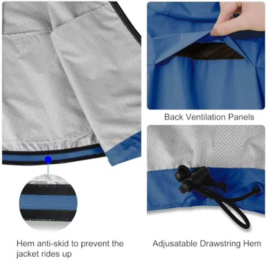 Men's Rain Jacket Waterproof W - Running Gear Reflective incelemesi ve fiyatı