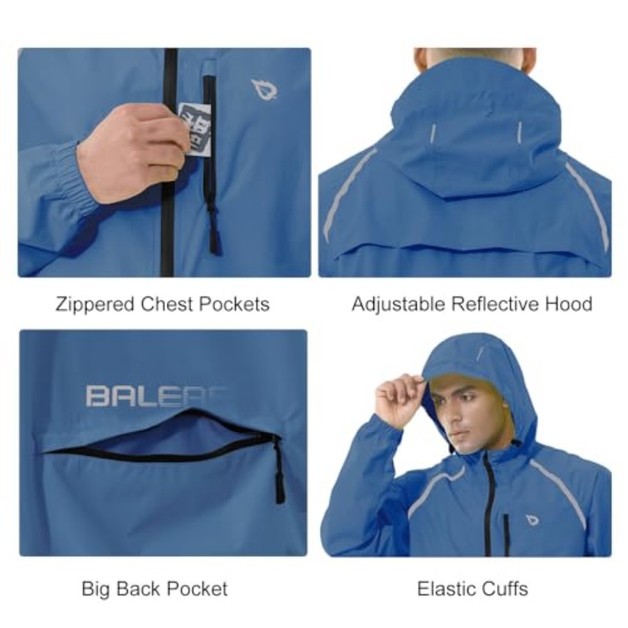 Men's Rain Jacket Waterproof W - Running Gear Reflective incelemesi ve fiyatı