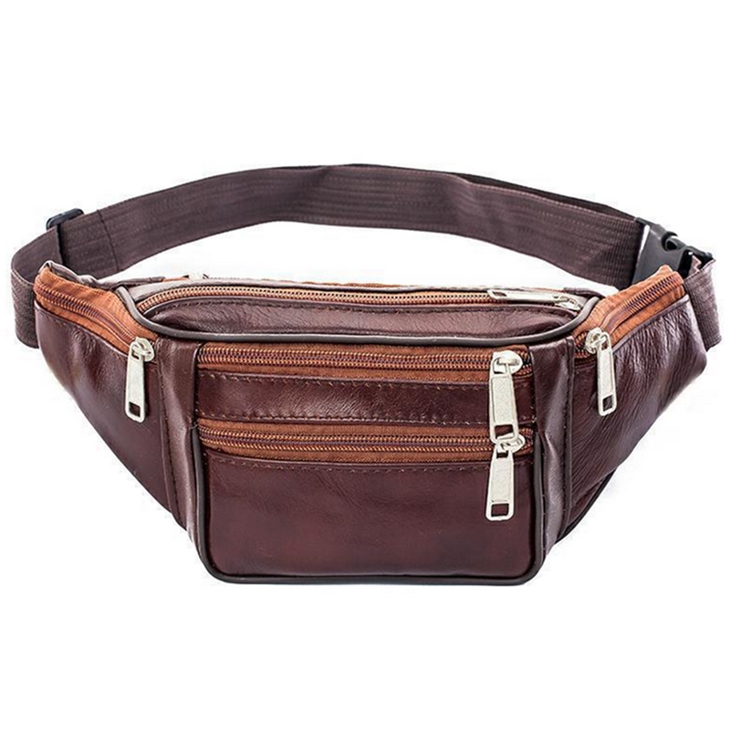 Leather Men Waist Chest Bag Th - Running Belt Waist incelemesi ve fiyatı